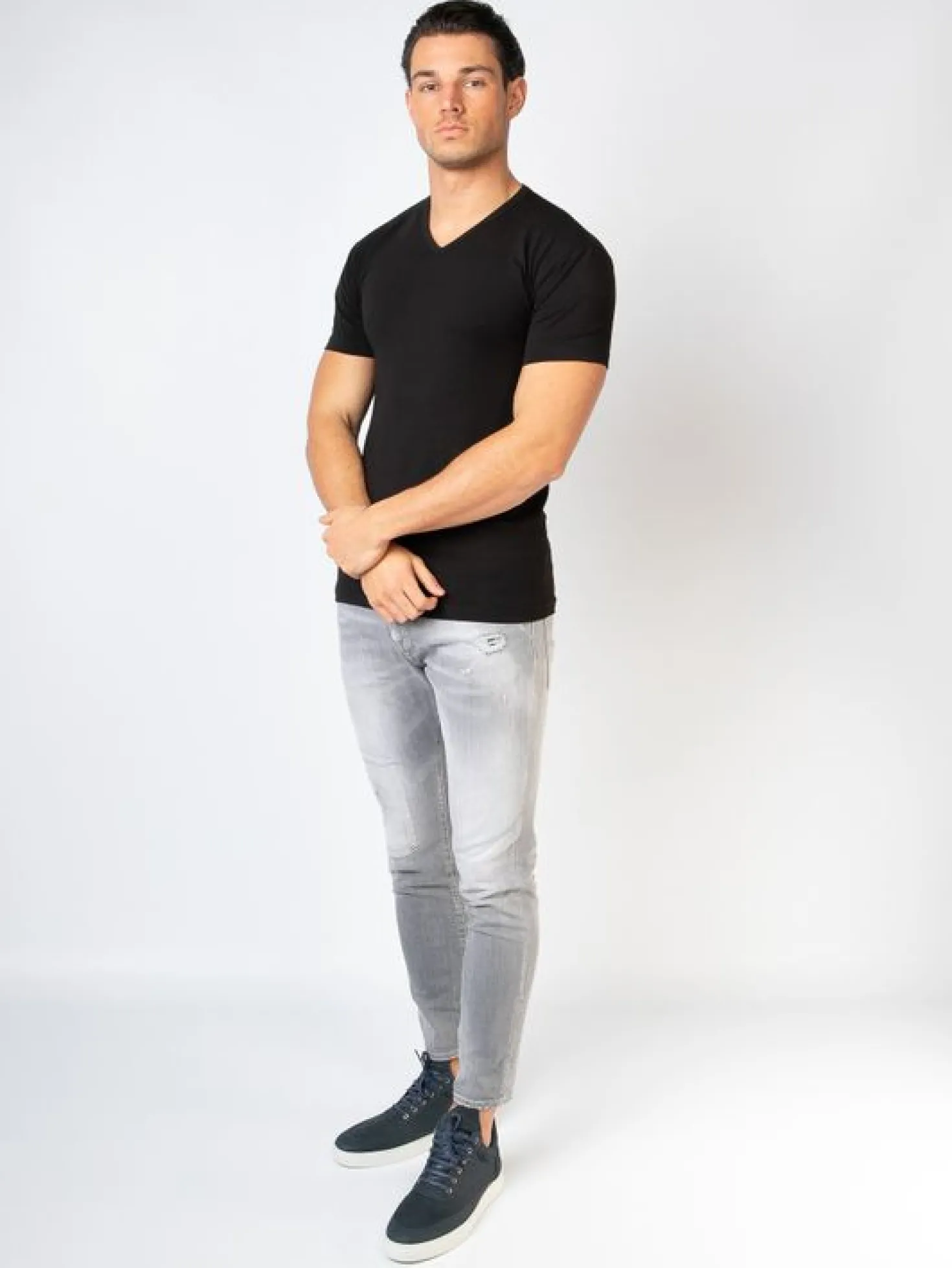 Alan Red Ondershirt Zwart Oklohama