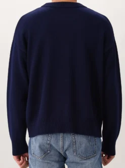 AMI Paris Gebreide Trui Blauw