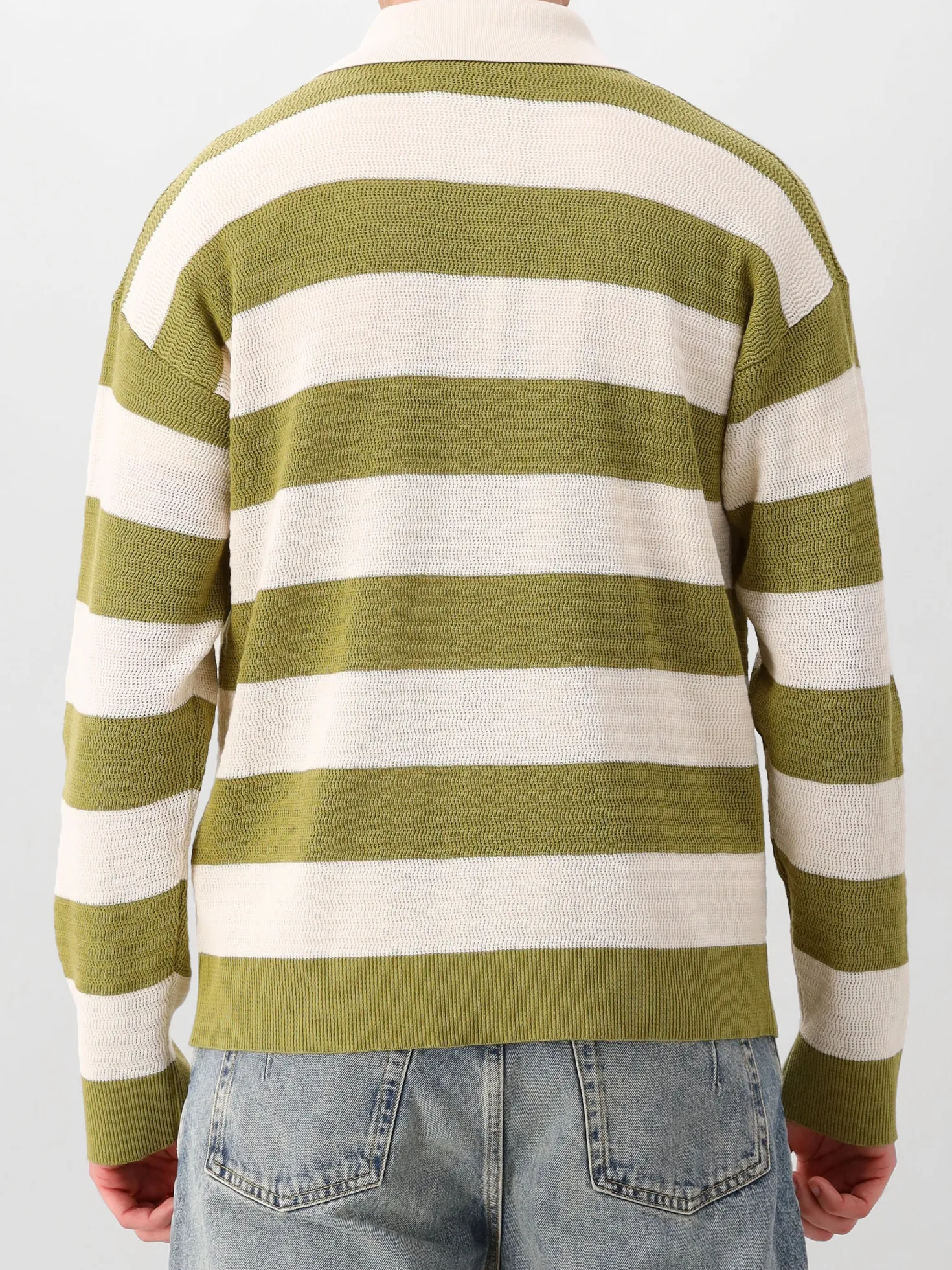 AMI Paris Gebreide Trui Groen Cardigan ADC Shirt