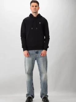 Ami Paris Hoodie Zwart