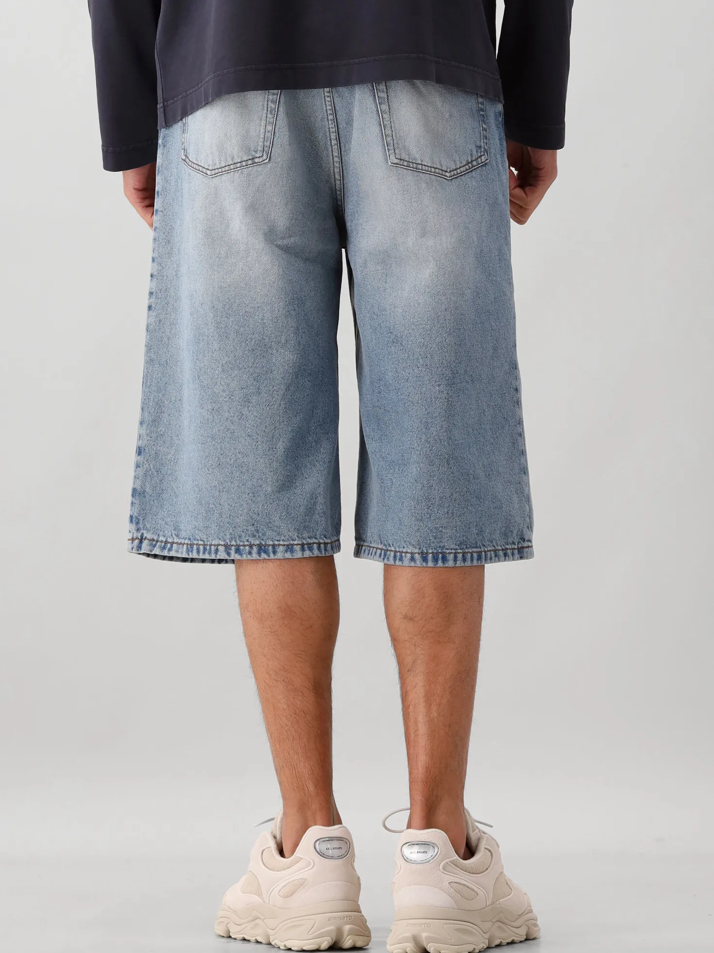 Ami Paris Korte Jeans Blauw