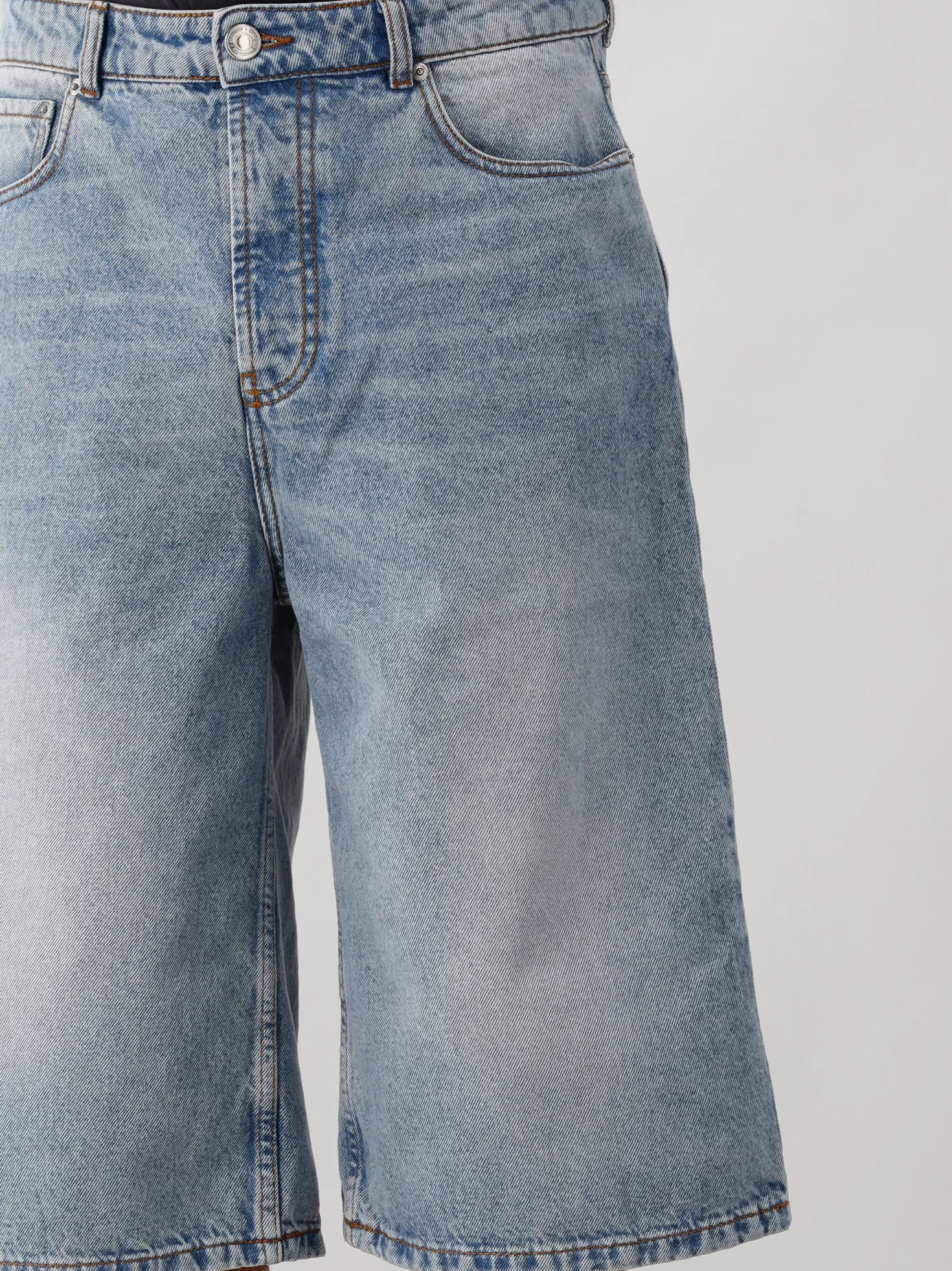 Ami Paris Korte Jeans Blauw