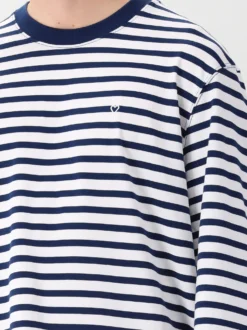 AMI Paris Longesleeve T-Shirt Blauw Mariniere LS