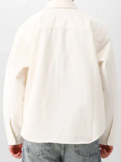 AMI Paris Overhemd Beige Colored Cotton Twill ADC