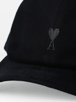 AMI Paris Pet Zwart ADC Cotton