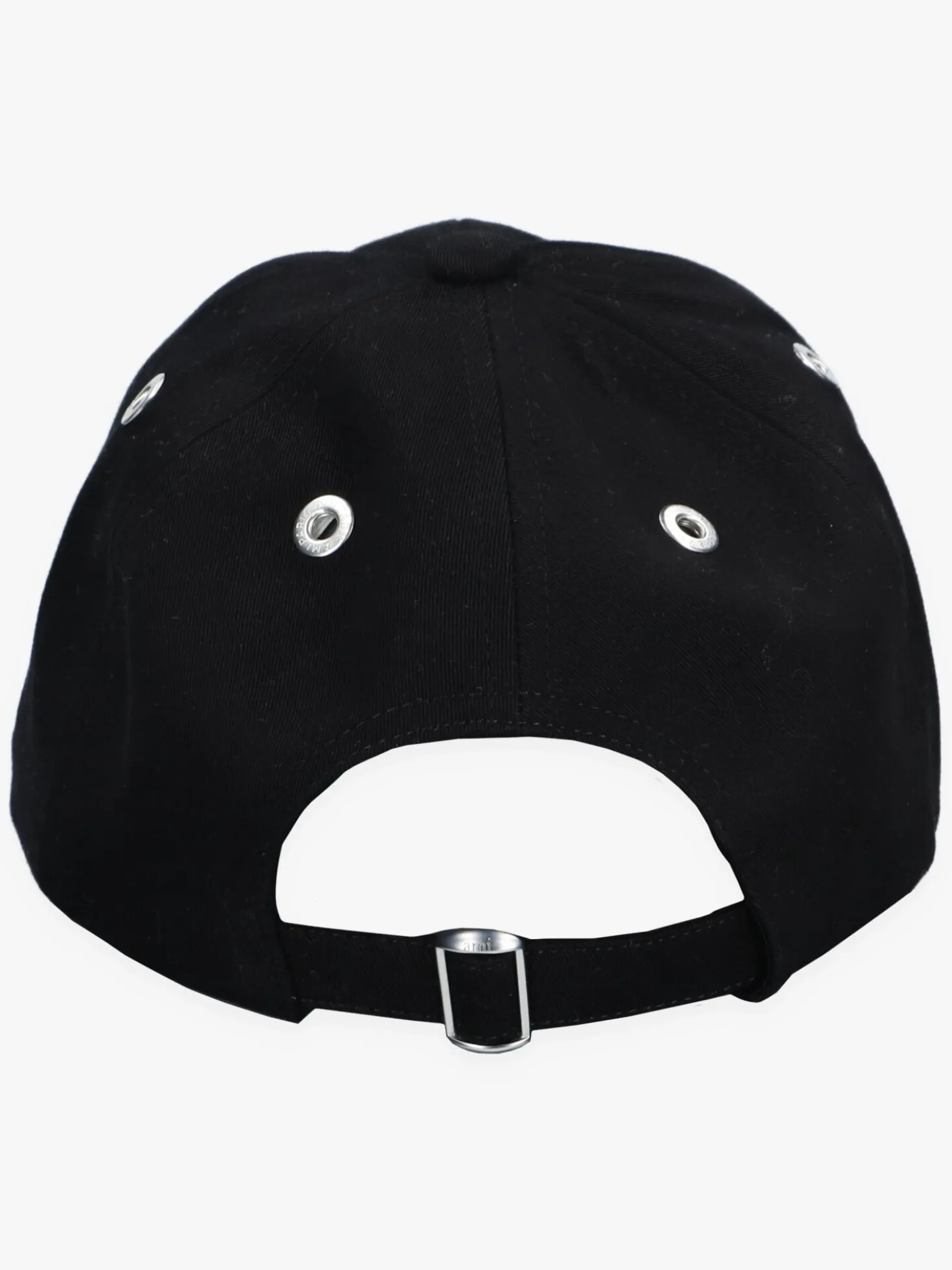 AMI Paris Pet Zwart ADC Embroidery Cap