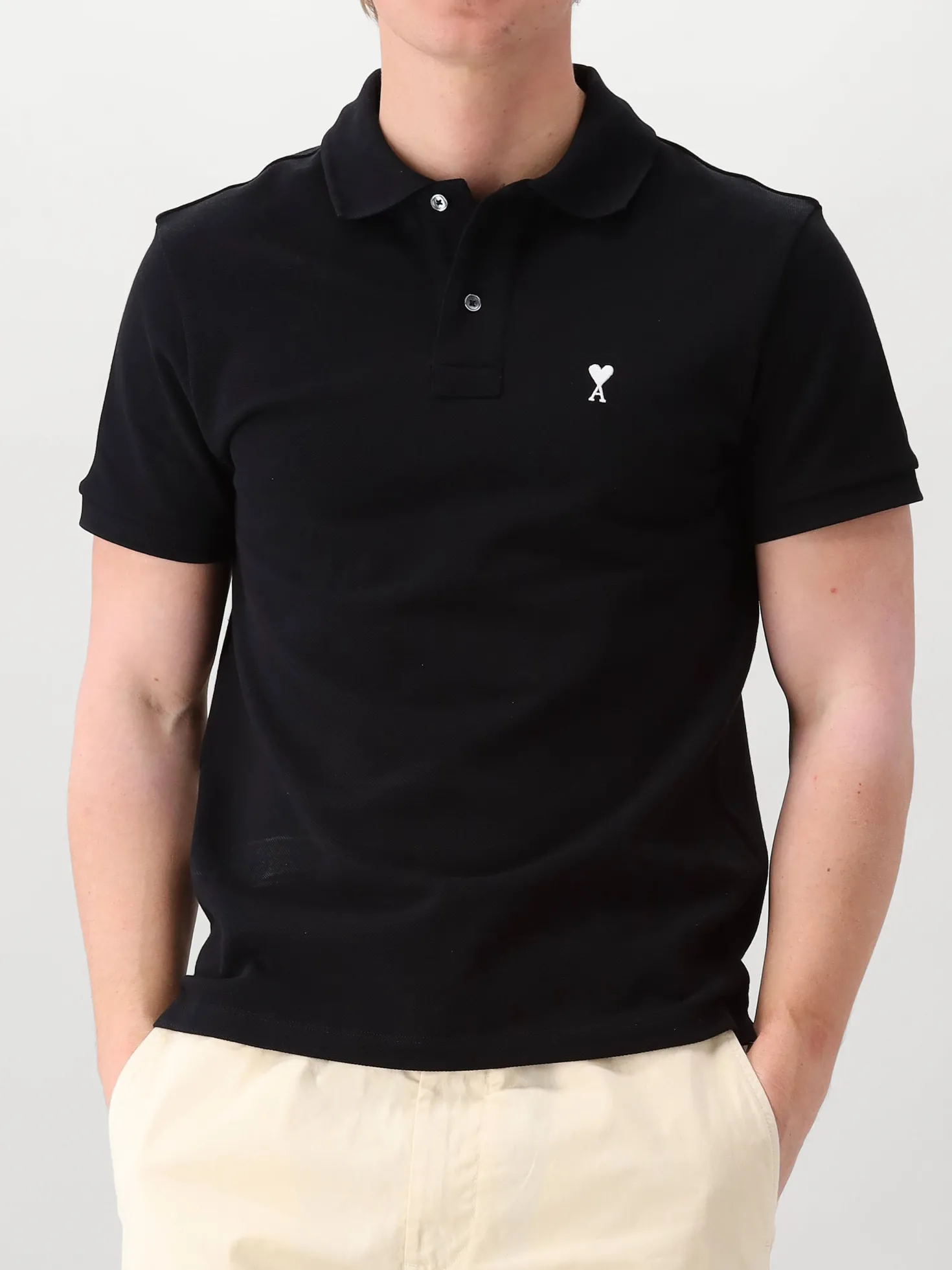 AMI Paris Polo Zwart