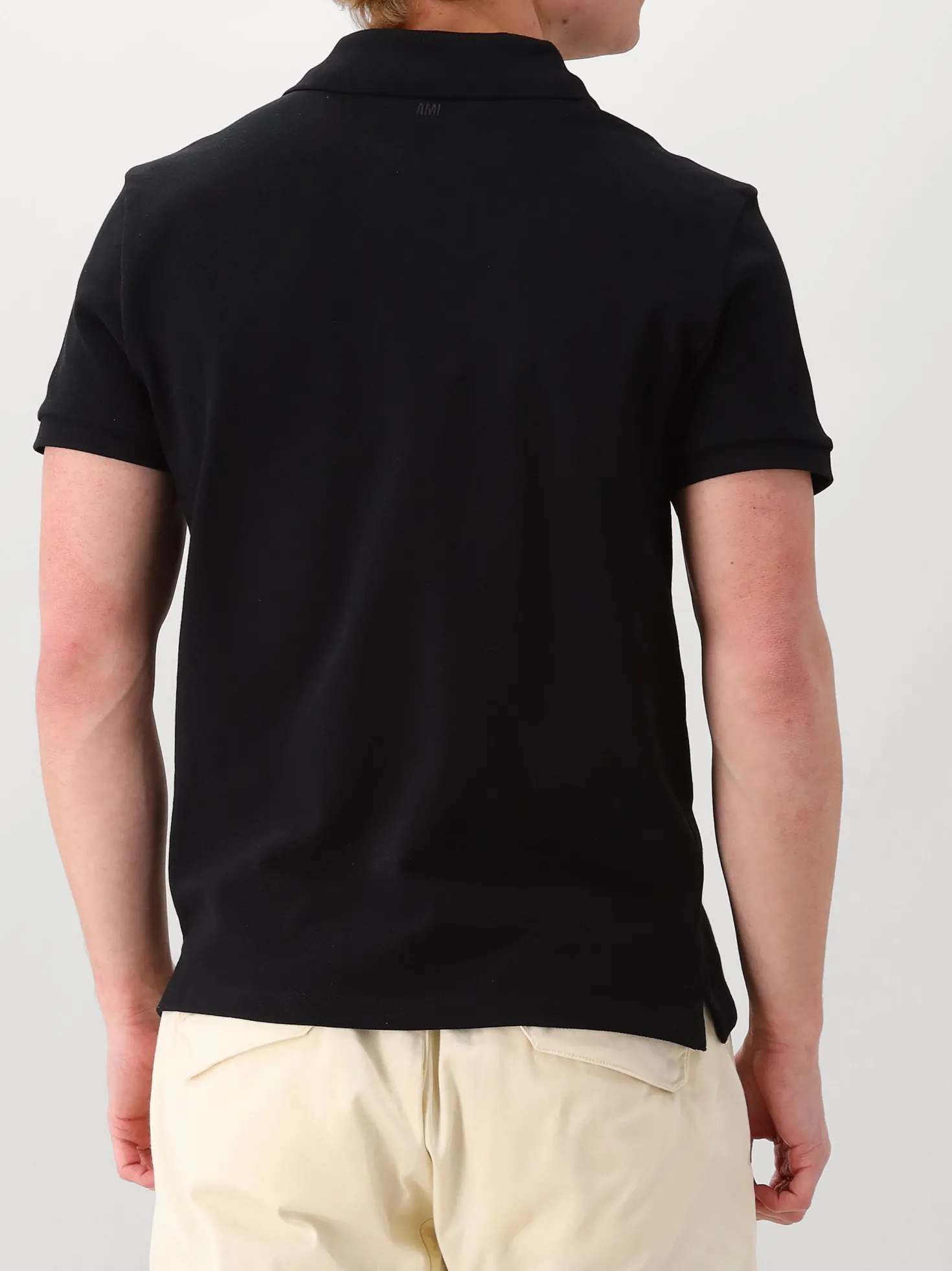 AMI Paris Polo Zwart