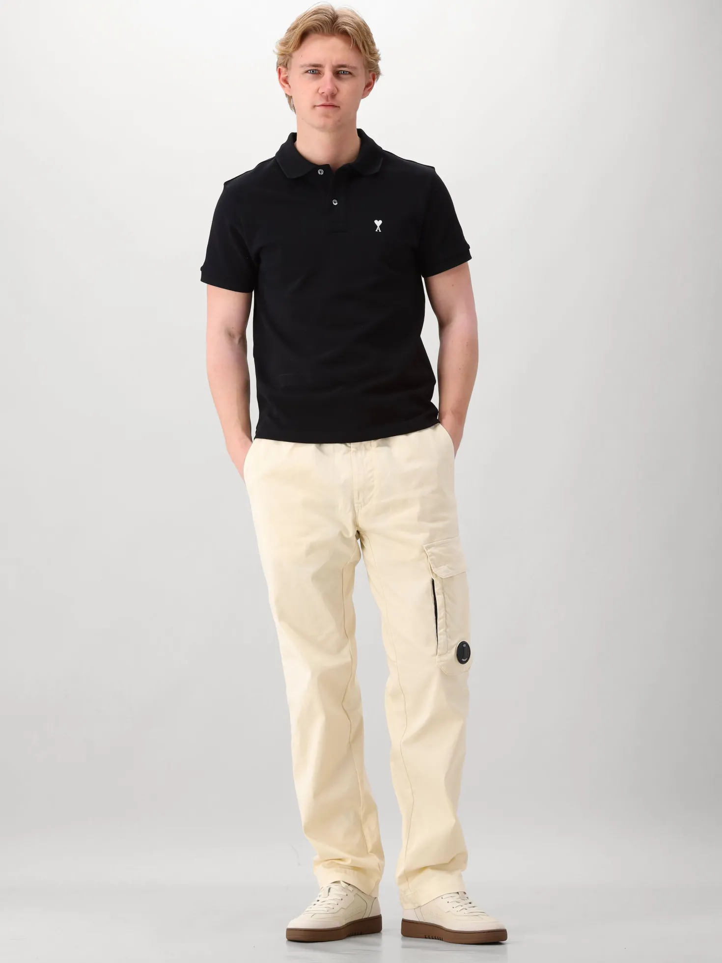 AMI Paris Polo Zwart