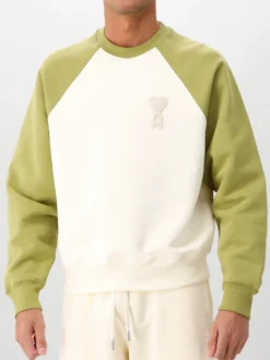 AMI Paris Sweater Beige ADC Patch