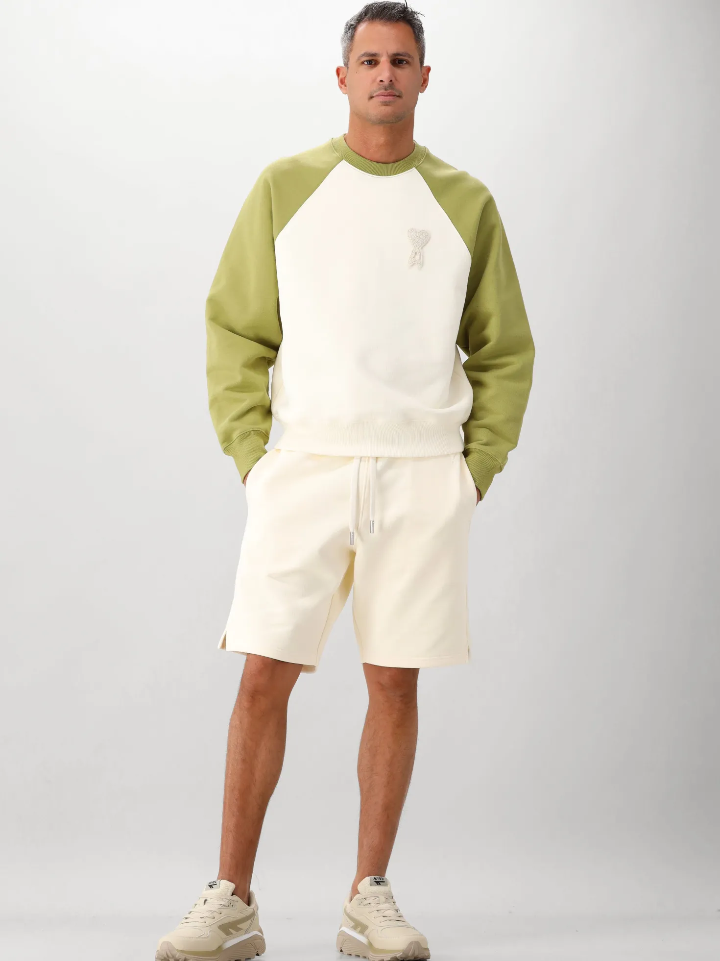 AMI Paris Sweater Beige ADC Patch