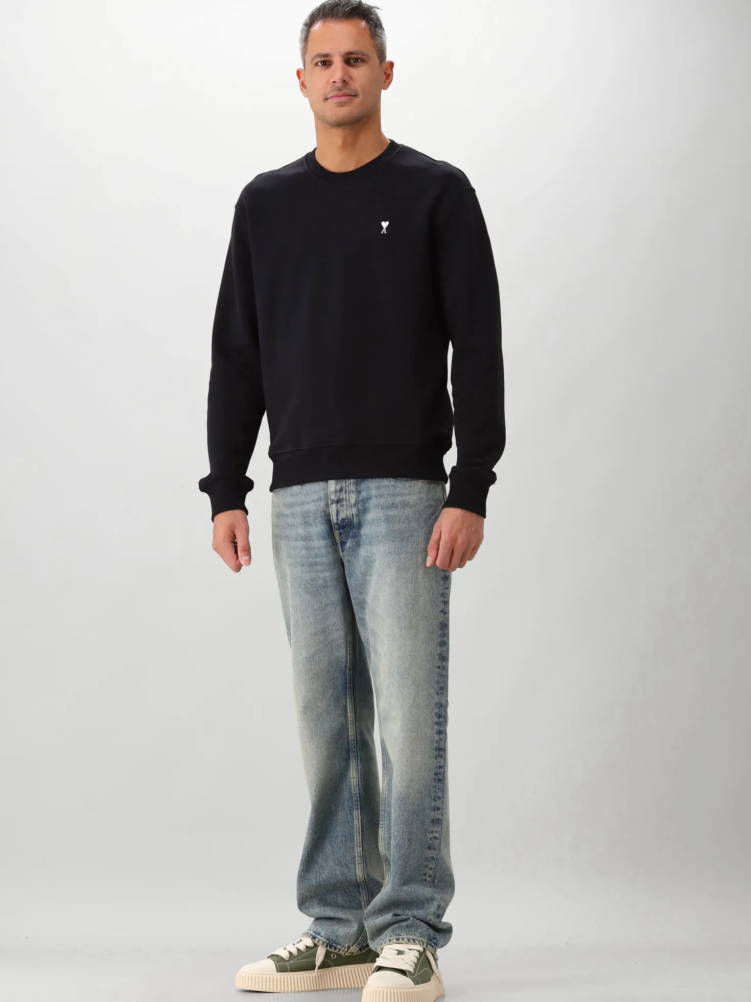 AMI Paris Sweater Zwart