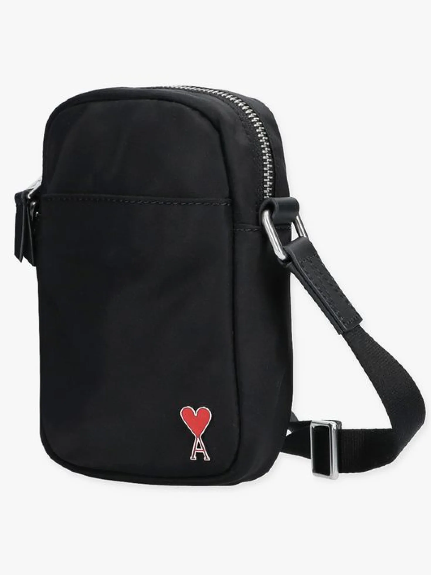 AMI Paris Tas Zwart Phone Pouch