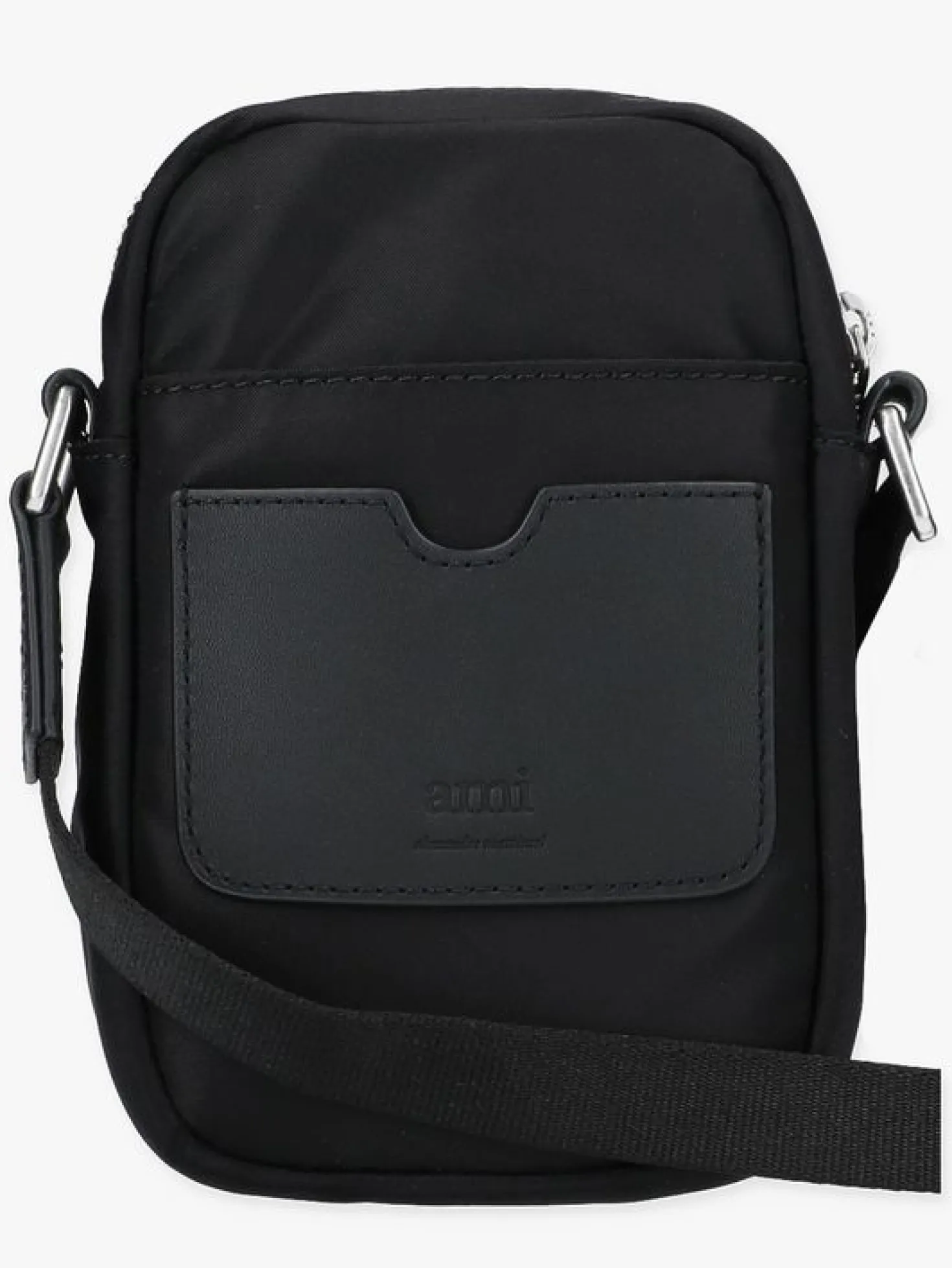 AMI Paris Tas Zwart Phone Pouch