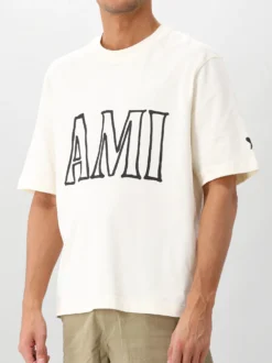 AMI Paris T-shirt Beige