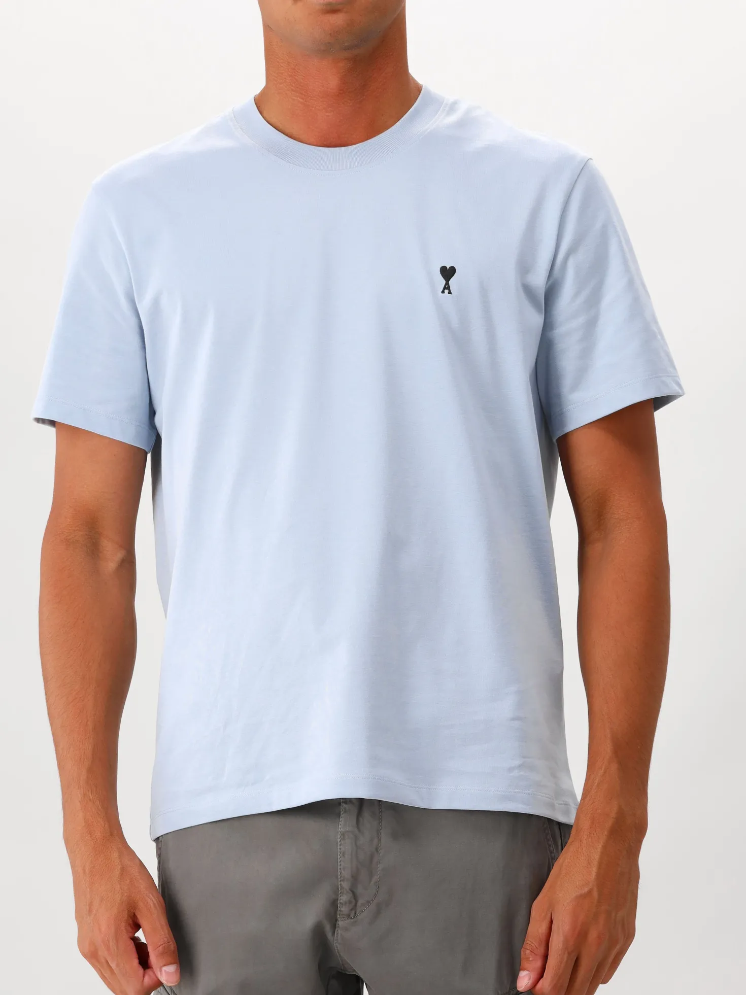 AMI Paris T-shirt Blauw ADC Jersey