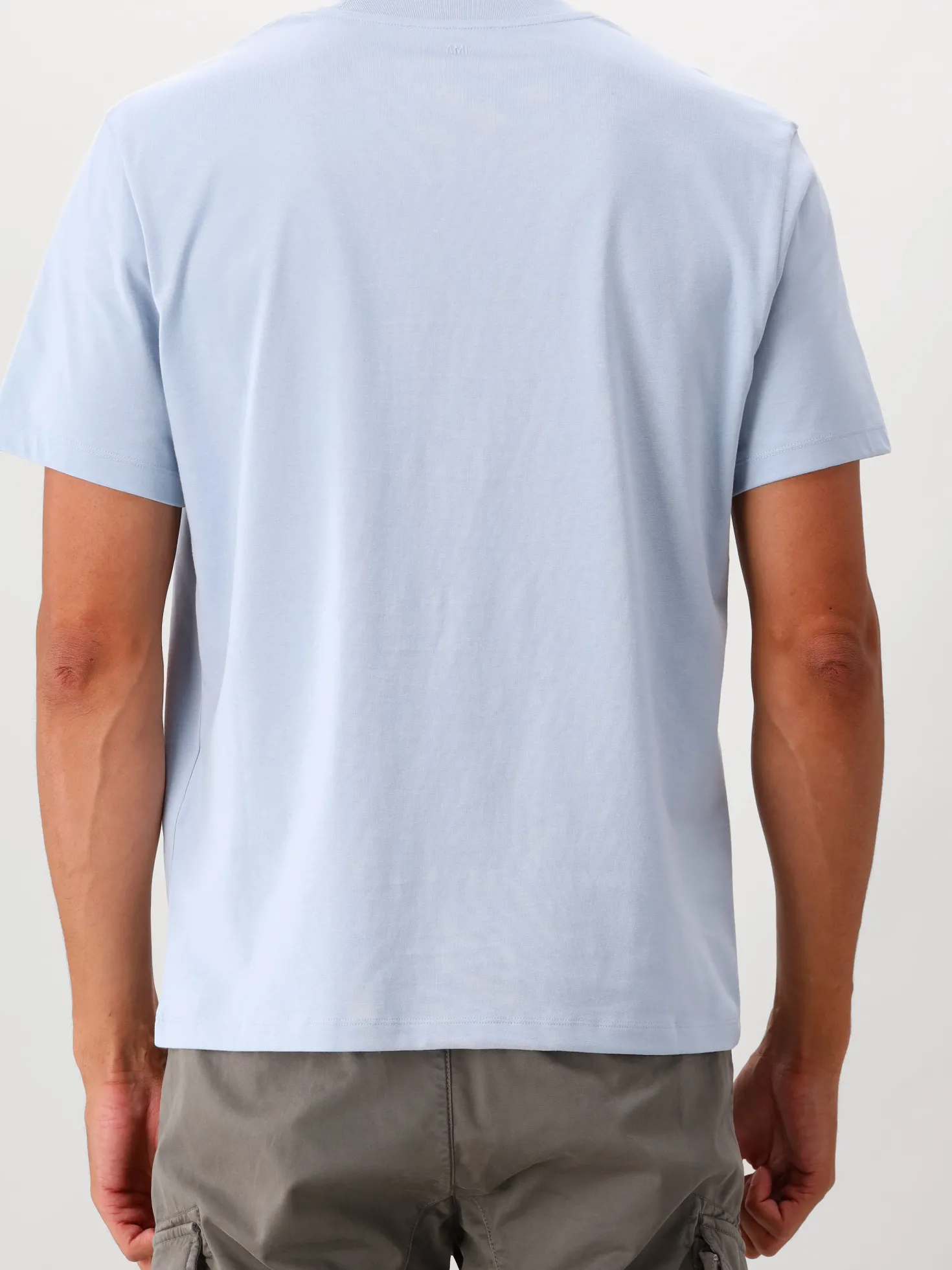 AMI Paris T-shirt Blauw ADC Jersey