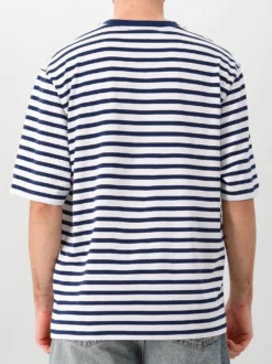 AMI Paris T-Shirt Blauw Mariniere