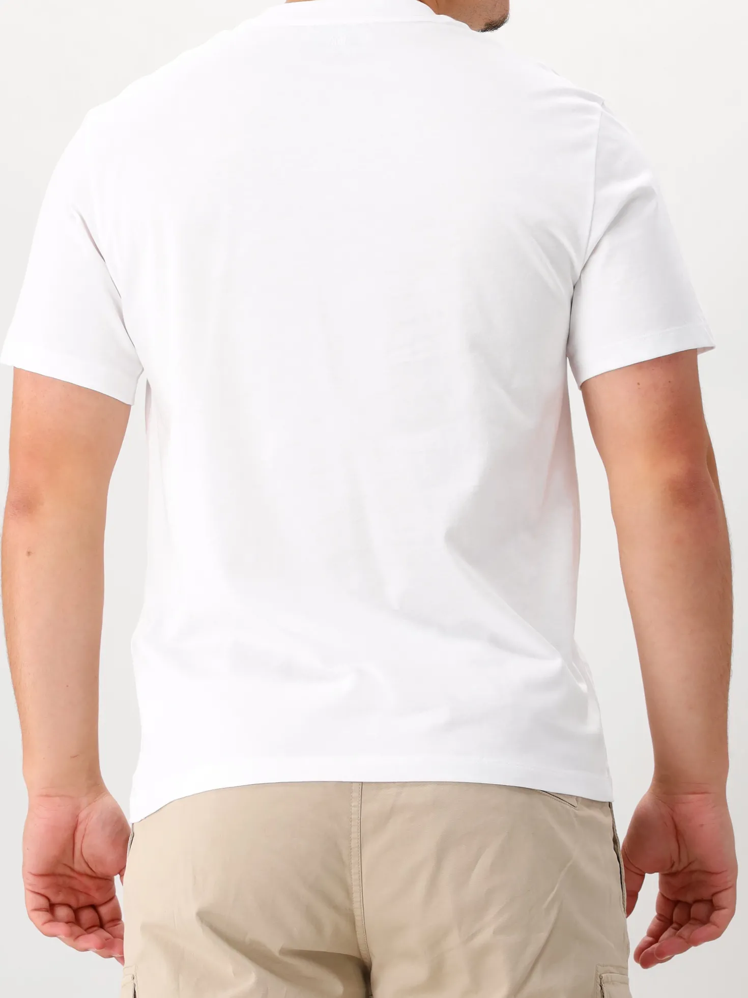 AMI Paris T-shirt Wit ADC Jersey