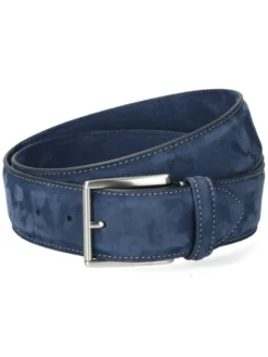 Anderson's Riem Blauw Suede