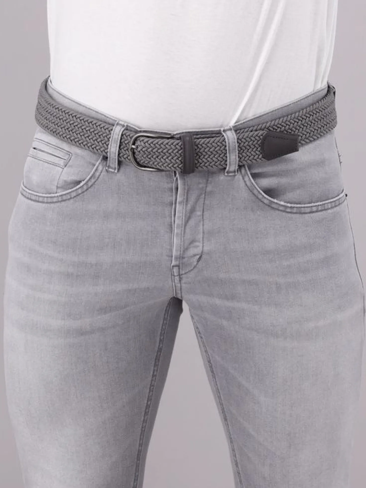 Anderson's Riem Donker Grijs Tressed