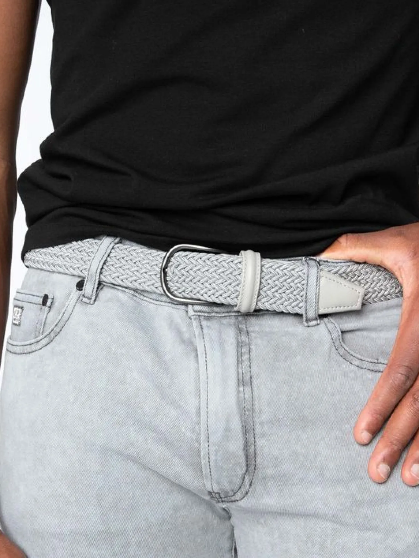 Anderson's Riem Grijs Tressed