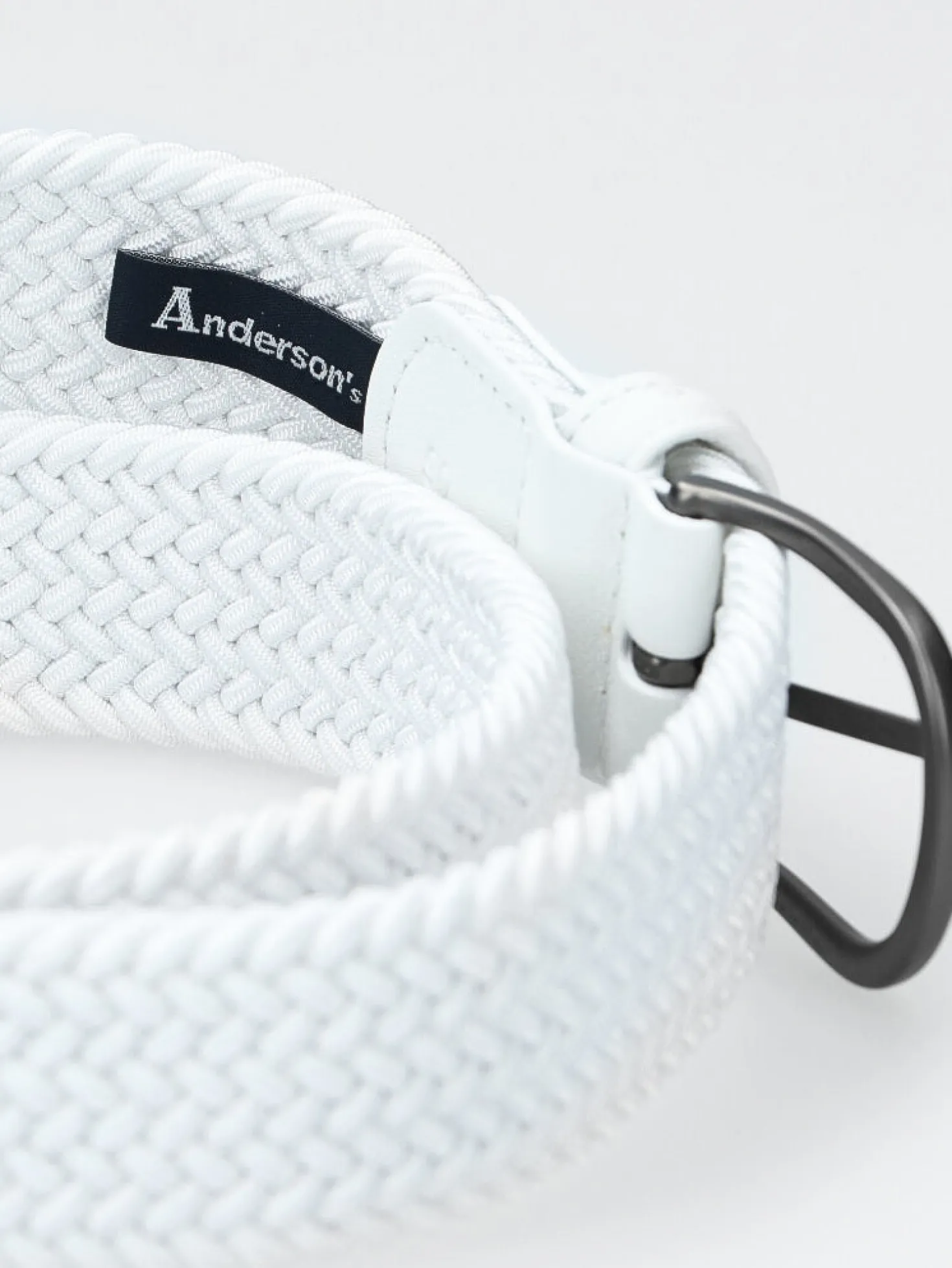 Anderson's Riem Wit Tressed