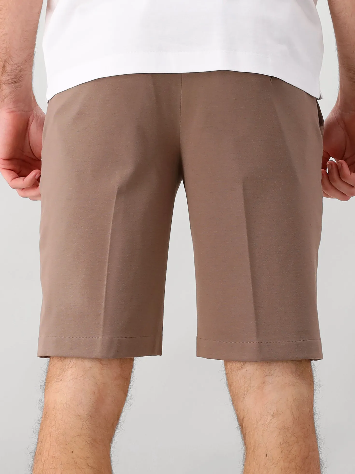 Berwich Bermuda Korte Broek Bruin Elax