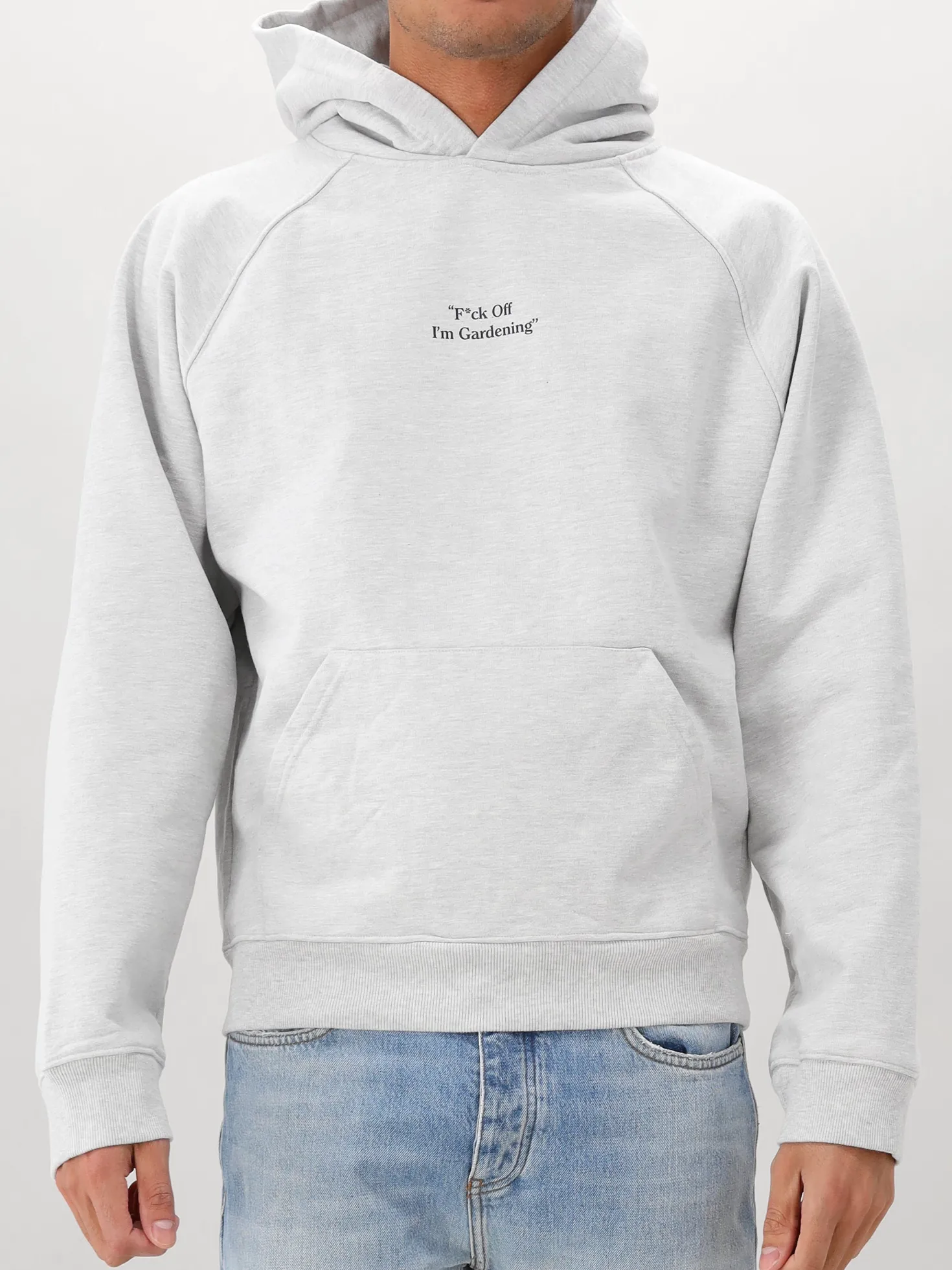 Bram's Fruit Hoodie Grijs F*ck Off I'm Gardening Raglan