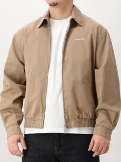 Bram's Fruit Overshirt Bruin Script Logo Distressed