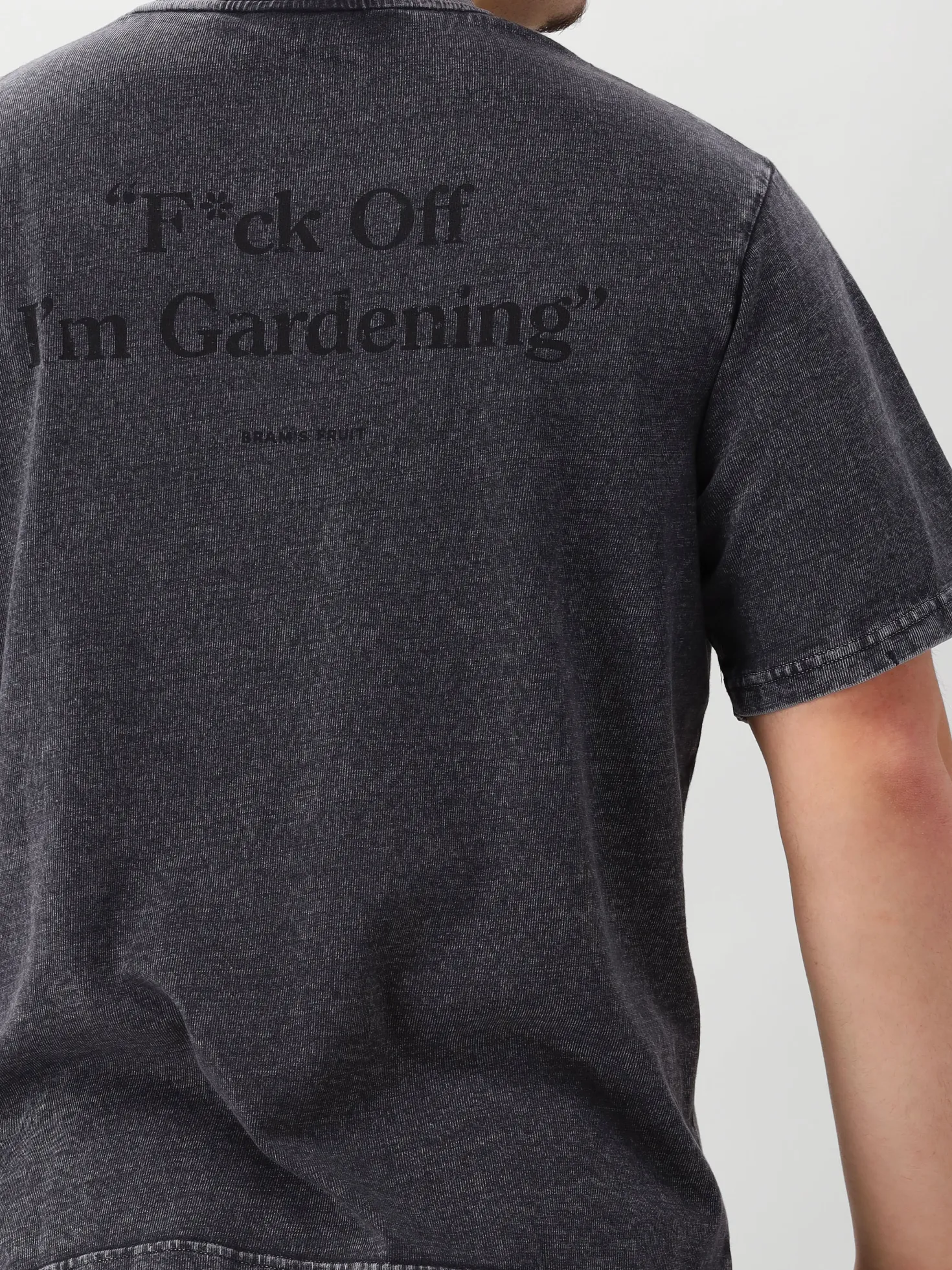 Bram's Fruit T-Shirt Grijs Distressed F*ck Off I'm Gardening