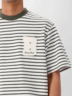 Bram's Fruit T-Shirt Groen Varsity Striped
