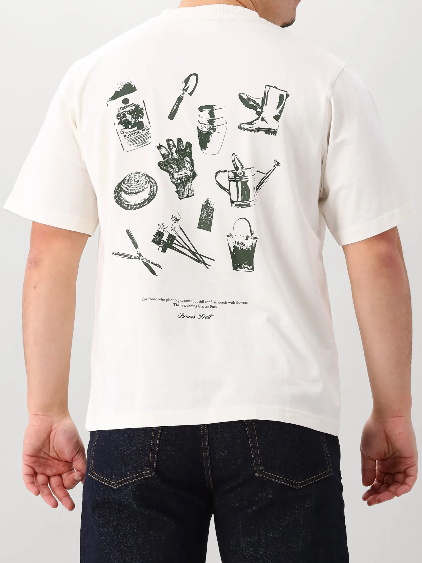 Bram's Fruit T-Shirt Wit Gardening Kit