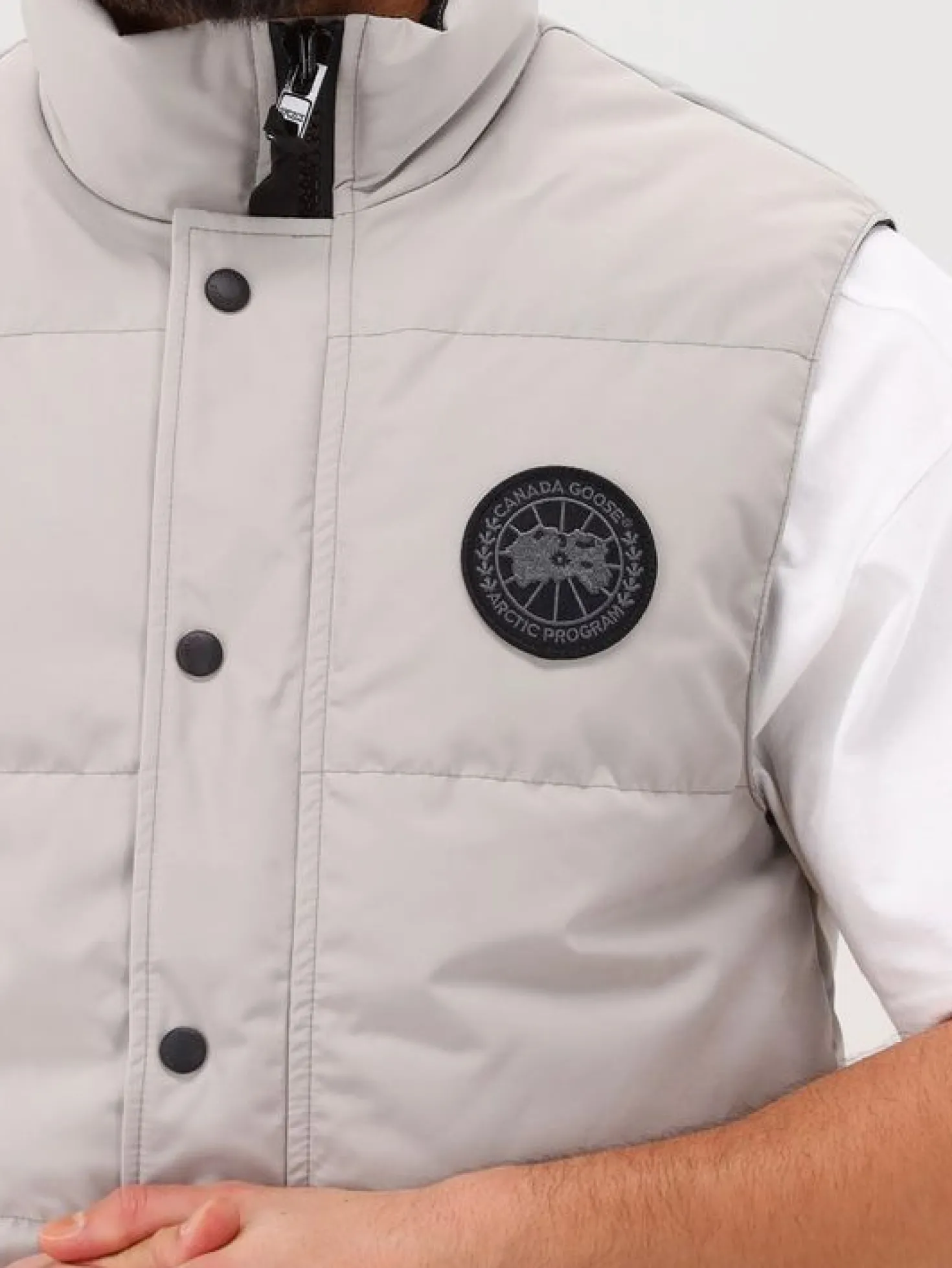 Canada Goose Bodywarmer Beige Garson Vest Black Label
