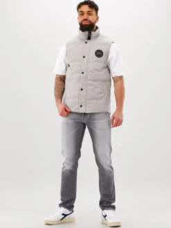 Canada Goose Bodywarmer Beige Garson Vest Black Label