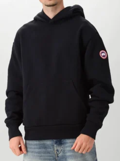 Canada Goose Hoodie Zwart Tobermory Heavyweight