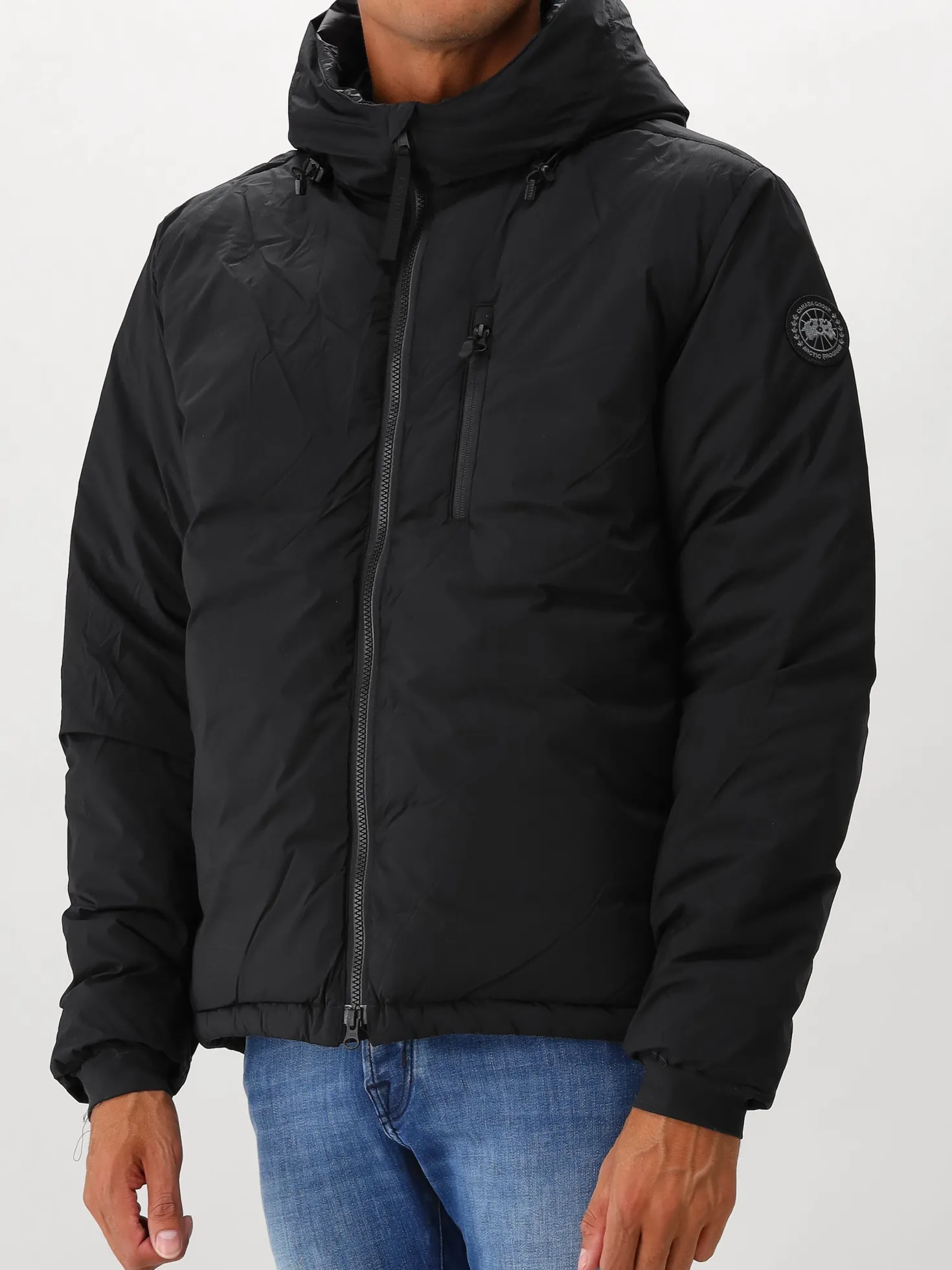 Canada Goose Jas Zwart Lodge Hoody R Black Disc