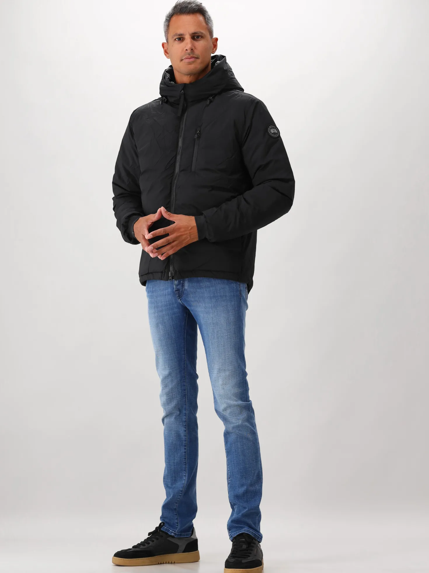 Canada Goose Jas Zwart Lodge Hoody R Black Disc