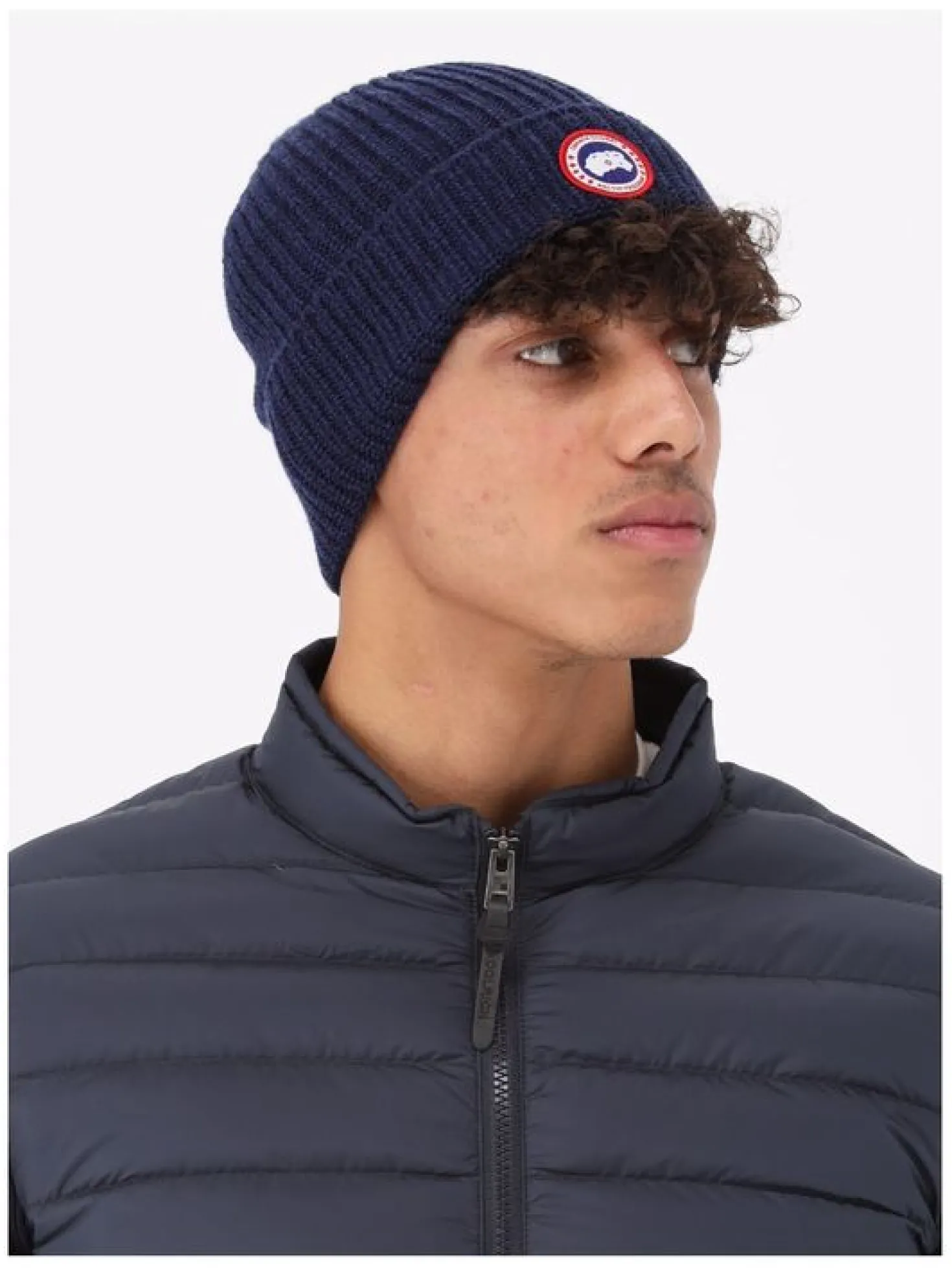 Canada Goose Muts Blauw Arctic Disc Rib Toque