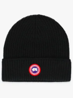 Canada Goose Muts Zwart Arctic Disc Rib Toque