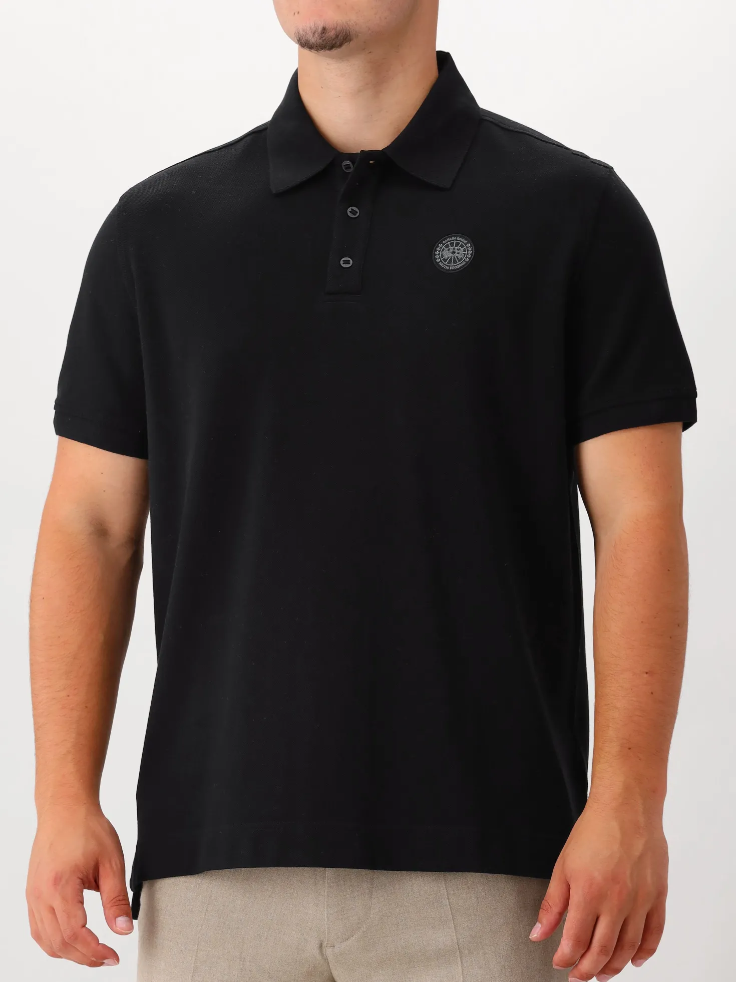 Canada Goose Polo Zwart Beckley BD Noir