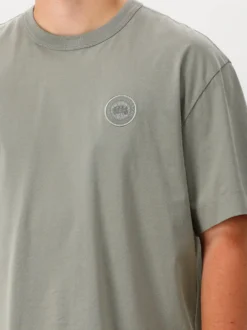 Canada Goose T-shirt Groen Gladstone Embroidered Disc Sage