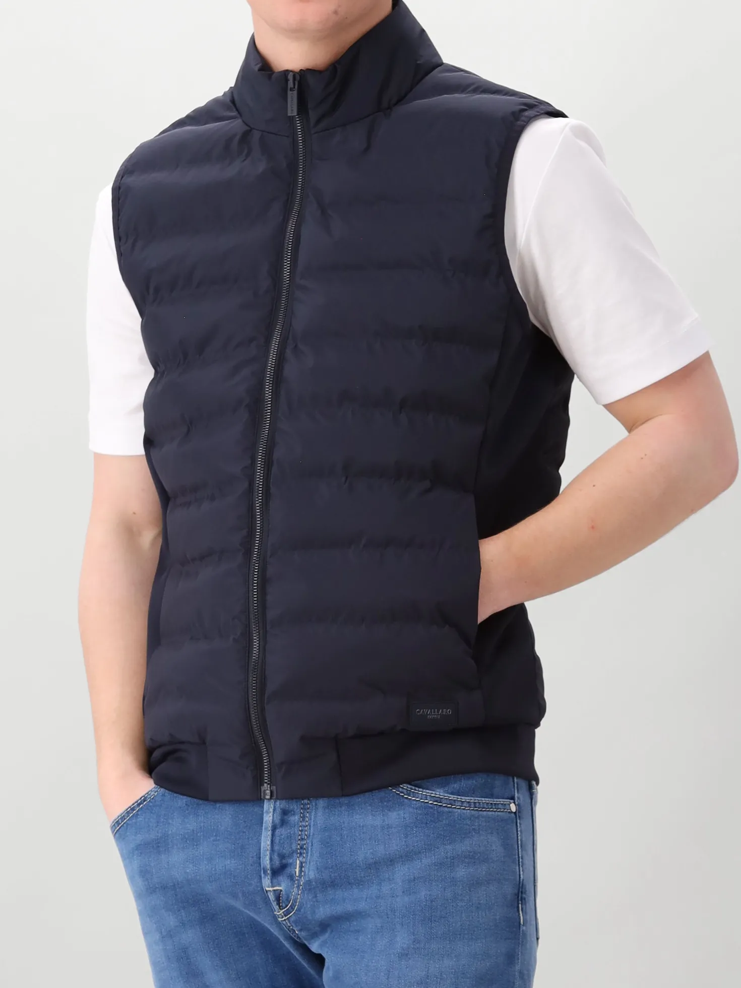 Cavallaro Bodywarmer Blauw Quintino
