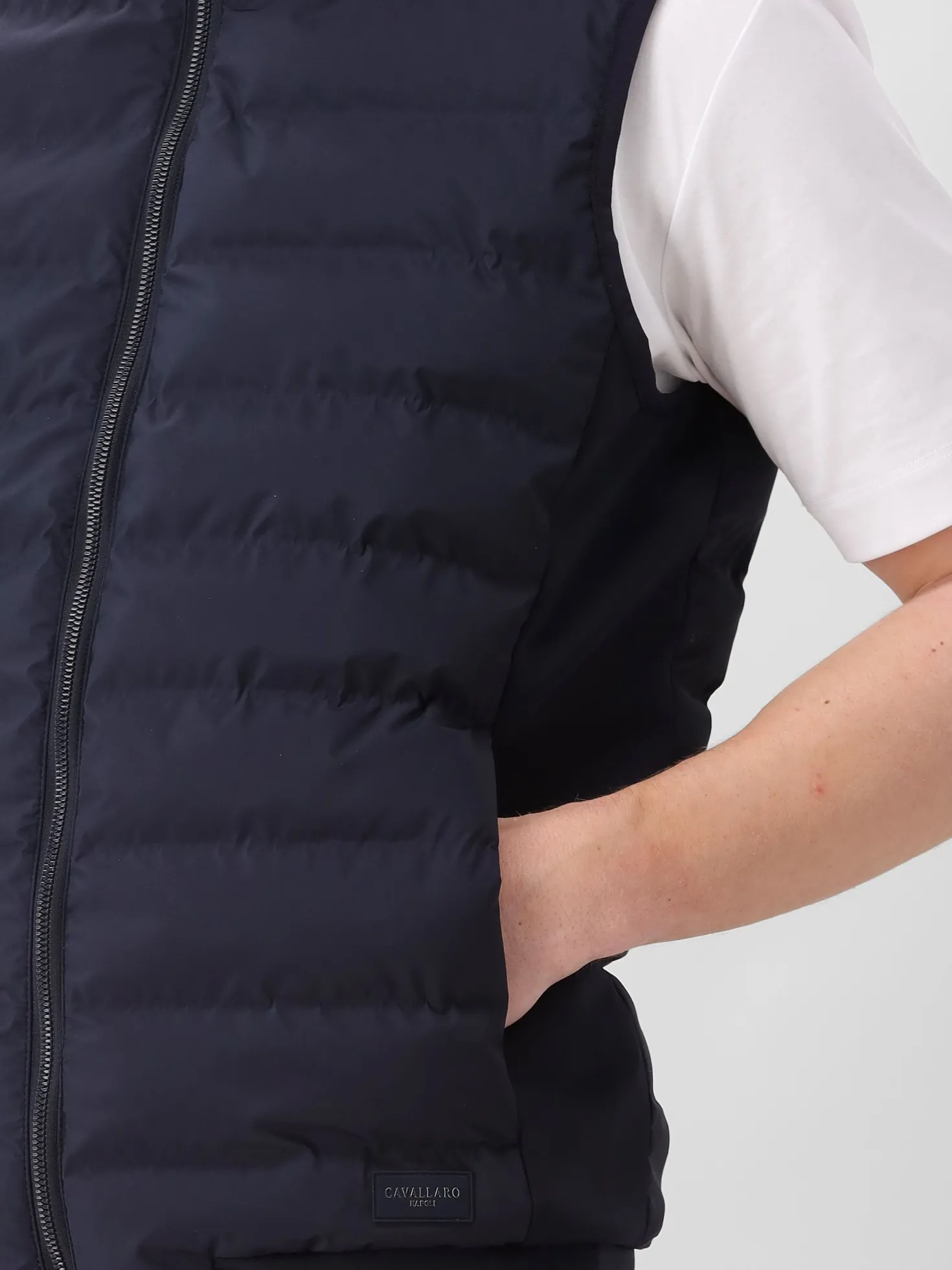 Cavallaro Bodywarmer Blauw Quintino