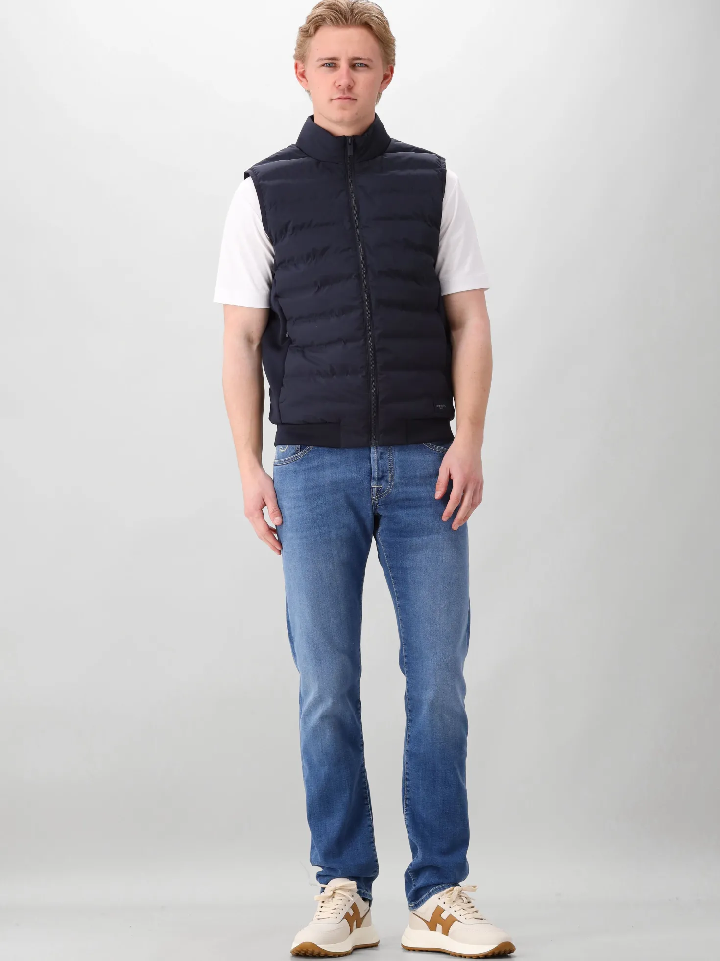 Cavallaro Bodywarmer Blauw Quintino