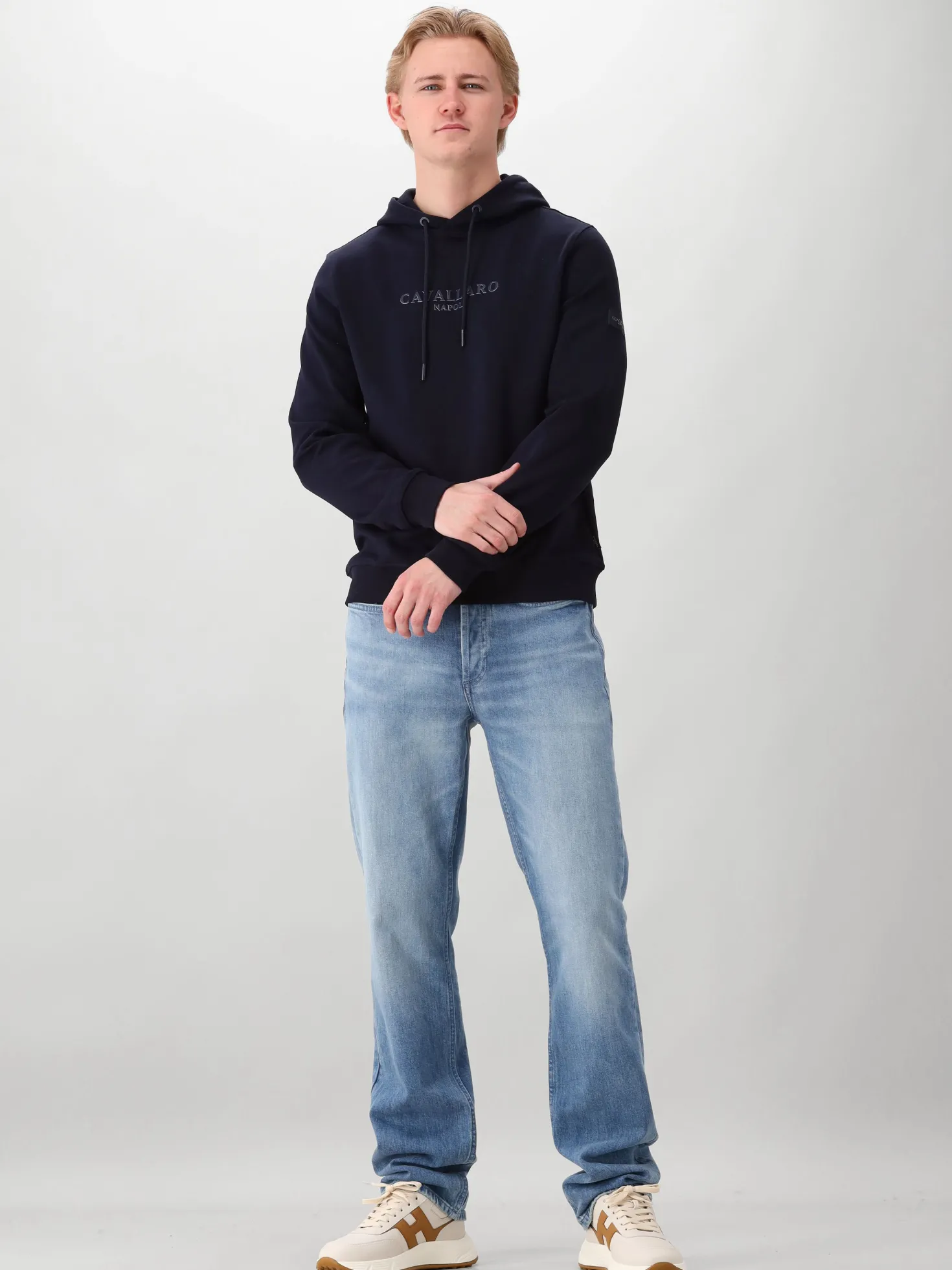 Cavallaro Hoodie Blauw Murano