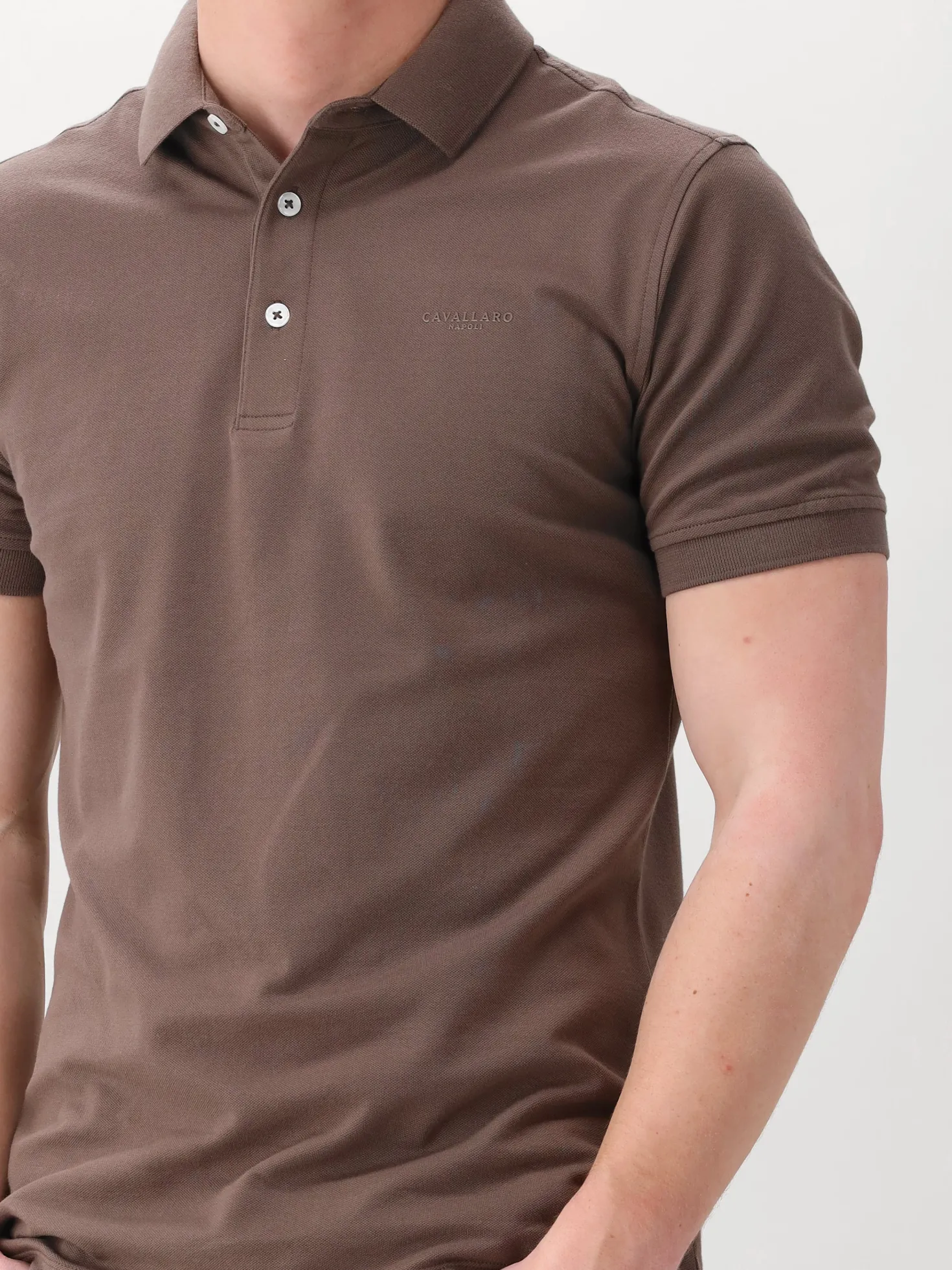 Cavallaro Polo Taupe Bavegio
