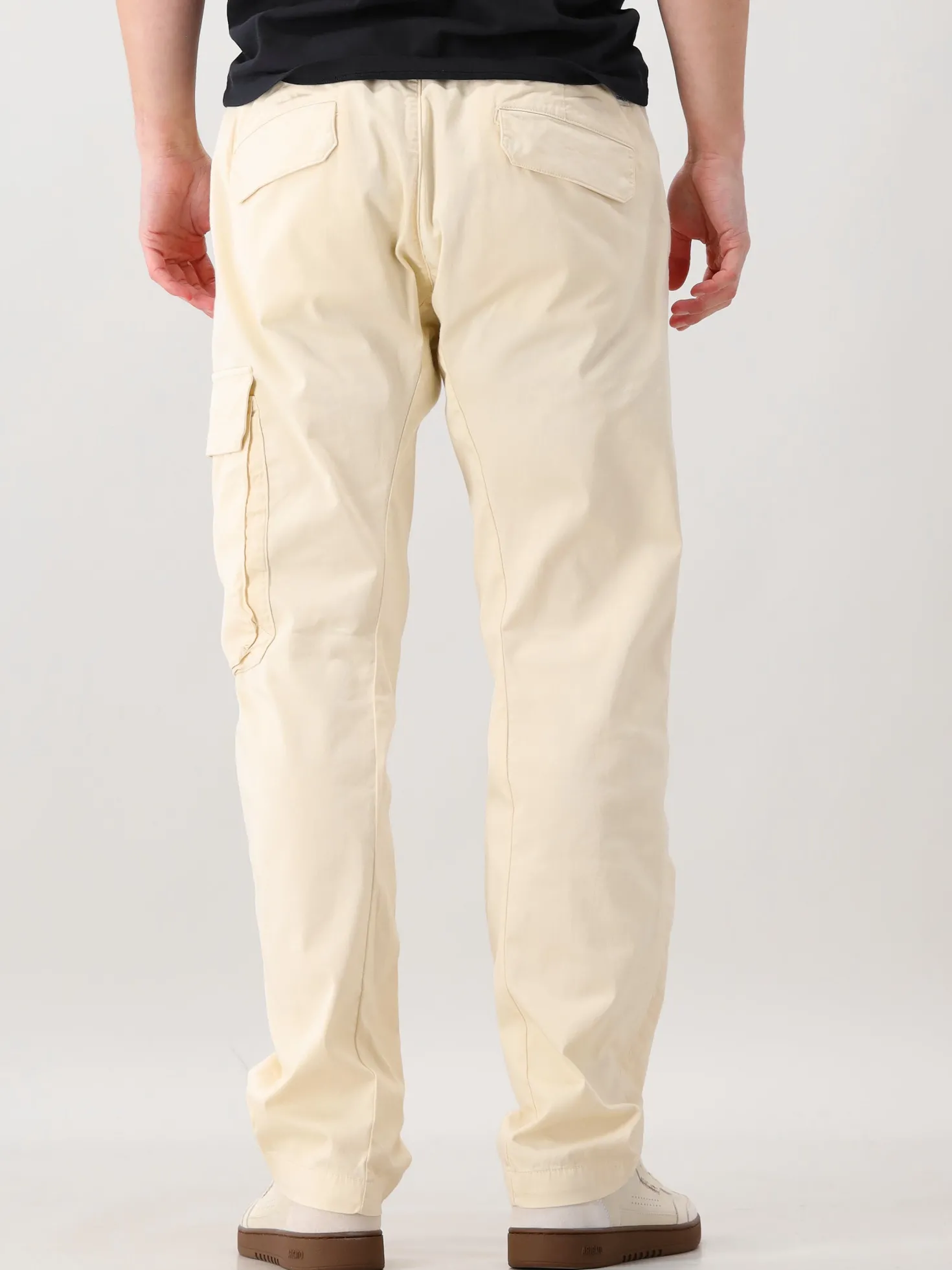 CP Company Cargo Broek Beige Stretch Sateen Regular