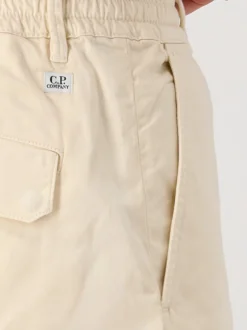 CP Company Cargo Broek Beige Stretch Sateen Regular
