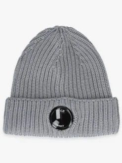 C.P. Company Muts Grijs Wool Beanie